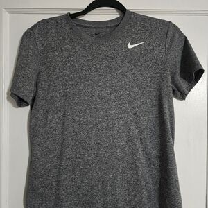 Nike Dri-Fit - Heather Gray Short Sleeve Tee